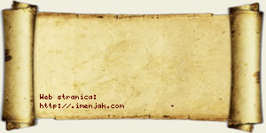 Jagodinka Mijailović vizit kartica